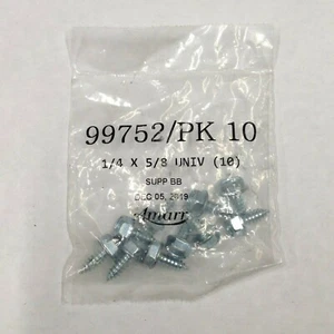 10 Lag Schraube 1/4 x 5/8 Sechskantkopf Universal Amarr 99752 oben Garagentor Teil  - Bild 1 von 1