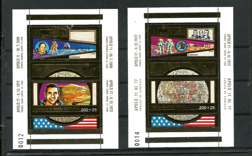 SPACE KOSMOS GUINEA ECUATORIAL MICHEL BL. 67/A67 MNH  VF - Image 1 of 1