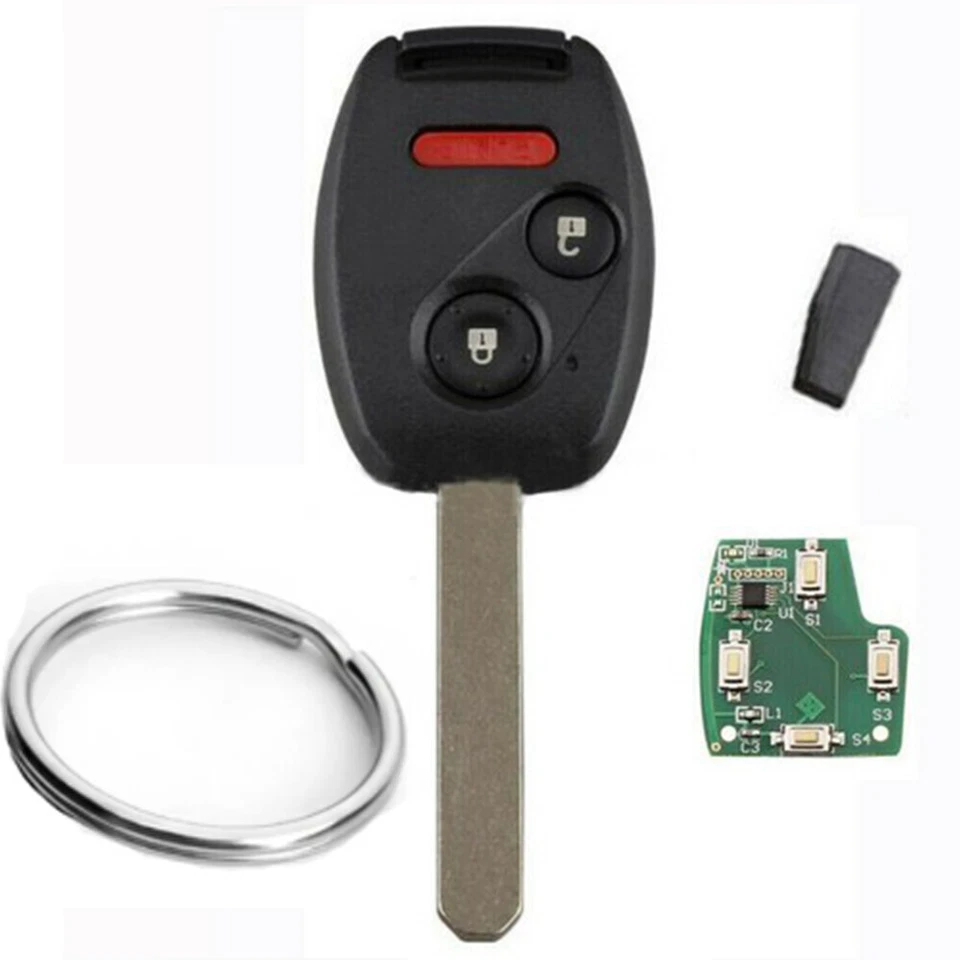 Reemplazo de llave remoto sin cortar para Honda Fit Odyssey 3Bts OUCG8D-380H-A 46Chip Foto 1 de 4