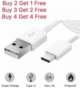For Samsung Galaxy A51 A14 A13 5G A03S A12 Fast Charging USB to Type-C Cable - Picture 1 of 6