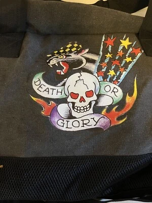 ED HARDY "Death or Glory" 手提包 旅行健身房托特包 — 第 1/3 张图片