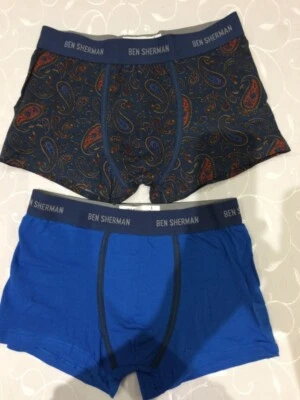 Baúles Ben Sherman para hombre - Paquete de 2 pares (talla S) Foto 1 de 2