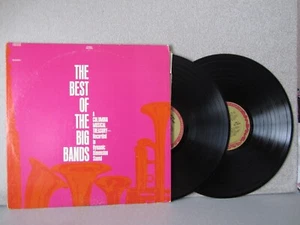 VARIOUS ARTISTS Vinyl 2lp...BEST OF THE BIG BANDS...COLUMBIA...VG+/VG...'68 - Picture 1 of 2