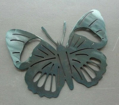 New Butterfly Plasma Cut Metal Wall Art 9" W x 7" T Wintergreen Translucent - Изображение 1 из 4