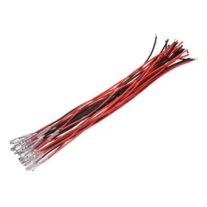 Hembra Pala Crimpado Terminal 2,8mm con Aislante Manguito 30cm 20AWG Cable 15pzs - Imagen 1 de 6