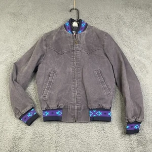 Walls Mountain Jacket Uomo Small Aztec USA Vintage Nero Stile Santa Fe Fade - Foto 1 di 12