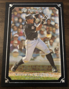 2007 UD Masterpieces Miguel Cabrera #37 Black Border 42/99