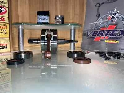 1998-2000 YAMAHA YZ125 ENGINE REBUILD KIT / CRANK+PISTON+GASKETS+Bearings+Seals - Image 1 of 4