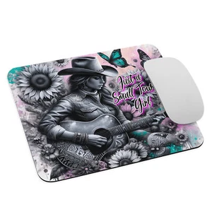 Tapis de souris Western Southern Charm Cowgirl "Just A Small Town Girl" - Photo 1/1