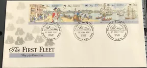 Australia FDC 1987 The First Fleet Departure - Picture 1 of 4