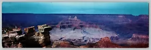 Panoramic AZ Mighty Grand Canyon South Rim Arizona Postcard Unposted 3.5x11 in - Picture 1 of 2