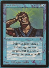 Psionic Blast Beta NM Blue Uncommon MAGIC GATHERING CARD (ID# 229392) ABUGames
