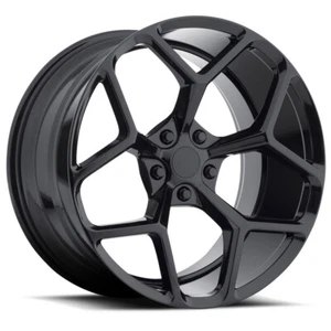 22x9.5 F | 22x10.5 R MRR M228 5x120 +25/38 Gloss Black Wheels (Set of 4) - Picture 1 of 2