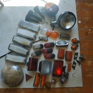 Lot Vintage old retro Soviet car moto etc. lamps lights taillights USSR - Picture 1 of 7