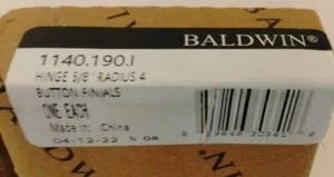 baldwin hinges 1140.1901 5/8" Radius 4 Button Finials - Picture 1 of 4