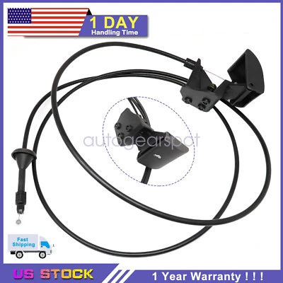 Hood Latch Handle with Release Cable for Grand Cherokee 2005-2010 Jeep Commander - Image 1 of 4