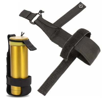 Bolsa portátil para botellas de agua Molle porta cantimplora bolsa de cintura ajustable Foto 1 de 4