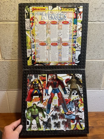 Marvel Collector Edition AVENGERS 6 pc Action Figure Set ToyBiz 1999 Cover