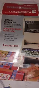 VTG VTech Talking Whiz Kid Vocabulary Builder 4E Cartridge Pamplet & Poster READ - Picture 1 of 7