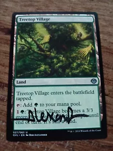 Treetop Village signiert von Rob Alexander MTG Magic the Gathering - Bild 1 von 1