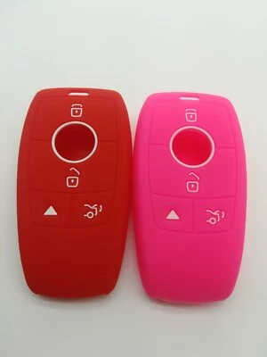 2*Cubierta de llave de llavero para Mercedes-Benz C63 AMG C GLA GLC GLE IYZ-MS2 2016-2020 Foto 1 de 4