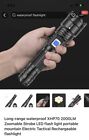 Super Bright Torch Led Flashlight Usb Rechargeable  Tourch Tactical 4 Leds Light