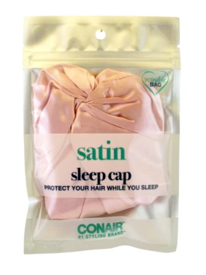CONAIR PINK SATIN SLEEP CAP (55918) - Image 1 of 2