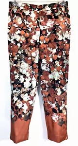 J.CREW COLLECTION Pantalón Pull-on Talla 4 Sarga Seda Estilo Floral Mixto E6200 - Imagen 1 de 9
