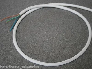 IMMERSION HEATER FLEX 1.5MM BUTRYL RUBBER CORD BUTYL 3 CORE STORAGE HEATER FLEX - Picture 1 of 1