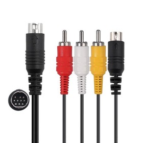 CUENSTOP S-Video AV Cable for Sega Saturn, 6FT