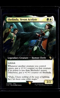 2025 MTG FIC Final Fantasy Commander Borderless #184 Shelinda Yevon Acolyte - Image 1 of 2
