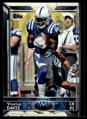 2015 Topps Vontae Davis Indianapolis Colts #169 - Image 1 of 2