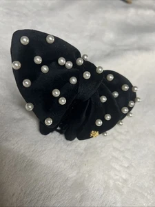 Pearly Velvet Simone Bow Clip - Bild 1 von 8