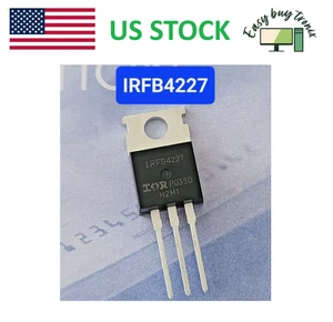 10PCS IRFB4227 FB4227 IRFB4227PBF Power MOSFET Transistor TO-220 IR 200 V 65 A - Picture 1 of 1