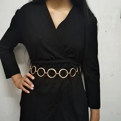 Eleganter Ketten-Taillengürtel mit acht Wörtern Stil für Freizeit oder Kleide - Bild 1 von 4