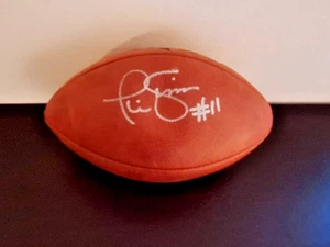 *PHIL SIMMS*  Hand-Signed NFL Football Autograph  NEW YORK GIANTS - Picture 1 of 2