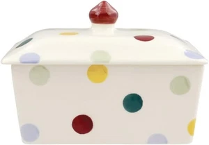 Emma Bridgewater handgefertigt in UK kleine 1/2 Pfund Butterdose - POLKA DOTS - Bild 1 von 1