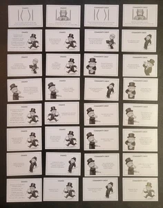 Monopoly Electronic Banking 2011 - 32 Chance & Community Chest Cards - Preowned - Picture 1 of 10