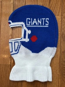 RARE Vintage New York Giants 1990 Game Face Helmet Ski Mask Winter Hat - Youth - Picture 1 of 4
