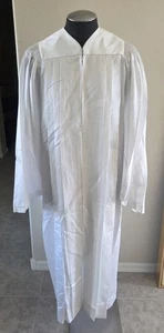 Abbott Hall Kirchenbekleidung weißes Gewand Pastor Chior Vintage Größe 57 Large - Bild 1 von 7