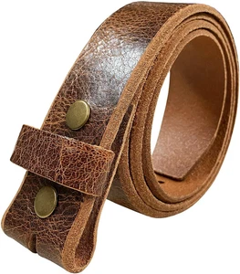 BS304 Echt Vollnarben Vintage Leder Gürtel Riemen oder Gürtel mit Schnalle _ 1-1/2" (3 - Bild 1 von 12