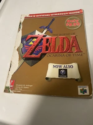 Legend of Zelda, Ocarina of Time Official Nintendo Player's Guide DAMAGED COVER - Image 1 of 4