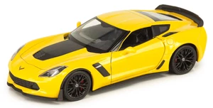 WELLY, CHEVROLET Corvette Z06 2017 giallo, 1/24, WEL24085W-Y - Foto 1 di 7