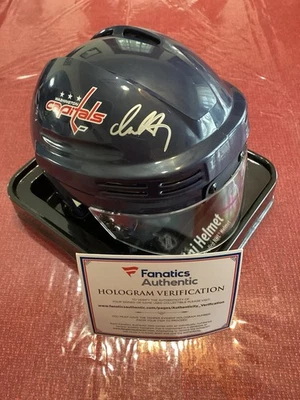 Mini casco Alexander Ovechkin autógrafo capitales con *certificado de autenticidad de fanáticos* firmado Foto 1 de 4