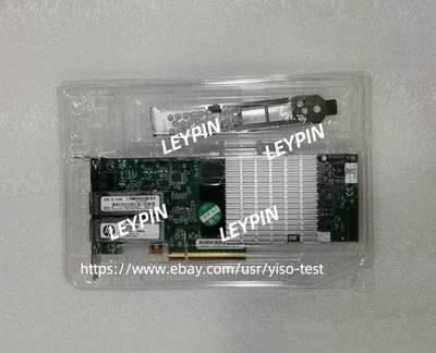 HP NC523SFP QLE3242-HP Dual Port 10Gb Ethernet 10GbE SFP+ PCI-E NIC Network - Image 1 of 4