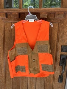 Red Head Orange Safety Vest Hunting Size Large Bird Hunting Orange RN 12993 - Picture 1 of 6