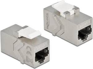 Delock Keystone Moduł RJ45 Gniazdo do gniazda RJ45 Kat.6A - Zdjęcie 1 z 1