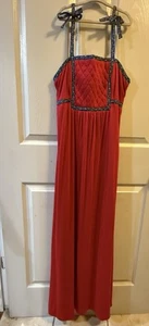 Vintage Lanz originals dress Long Red Dress Size 9 - Bild 1 von 9