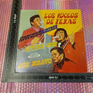 Los Idolos De Texas Zarape Tejano Joe Bravo Augustine Ramirez Little Joe Rare LP - Picture 1 of 13