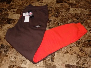 Herren NFL x Staple Orange Cleveland Browns Split Logo Fleece Hose Größe XL Neu mit Etikett - Bild 1 von 8